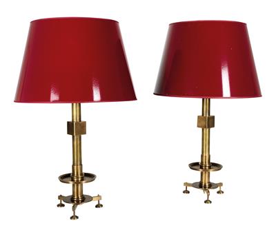 A pair of table lamps, - Selected by Hohenlohe