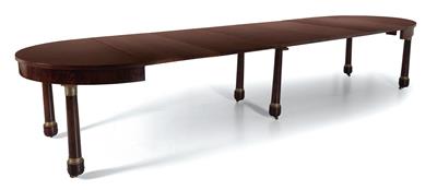 Large French extending table, - Nábytek