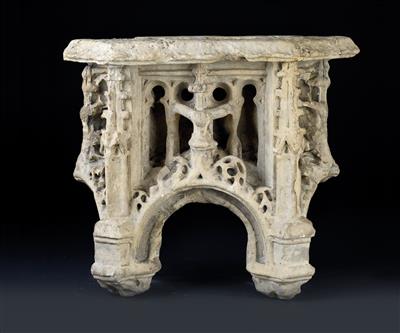 A Gothic console, - Kolekce Reinhold Hofstätter