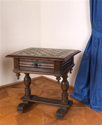 A Renaissance chess table, - Kolekce Reinhold Hofstätter