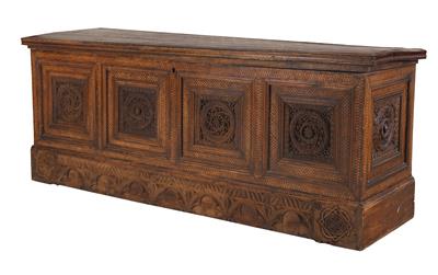 A rare Italian Renaissance coffer, - Kolekce Reinhold Hofstätter