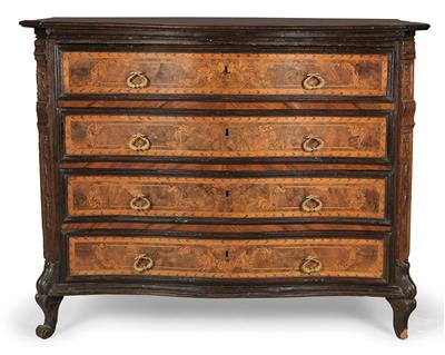 An Italian Baroque chest of drawers, - Collection Reinhold Hofstätter