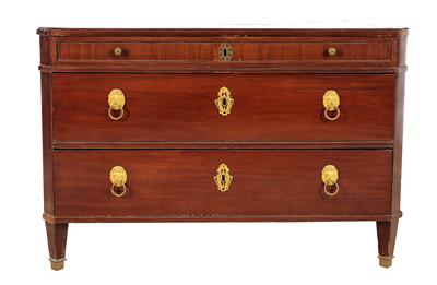 A Neo-Classical chest of drawers, - Kolekce Reinhold Hofstätter