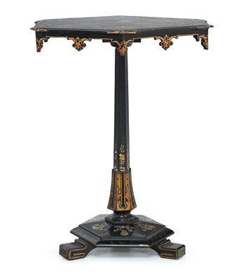 English Victorian folding side table, - Mobili e arti decorative
