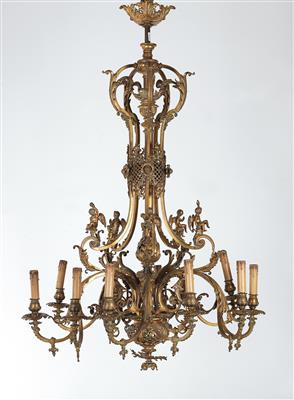 Historicist chandelier, - Nábytek