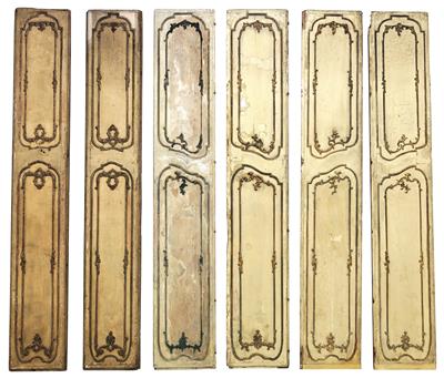 Set of 6 wall panels, - Furniture and Decorative Art