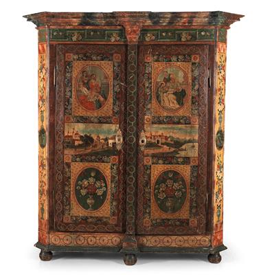 Outstanding Upper Austrian rustic cabinet, - Rustikální nábytek