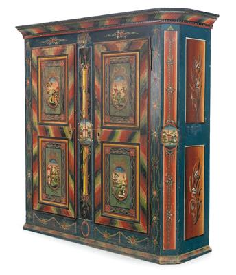Outstanding Swiss rustic cabinet, - Rustic Furniture
