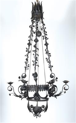 Splendid iron chandelier, - Rustikální nábytek