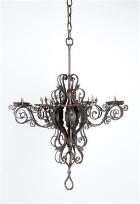 Provincial Baroque candle holder, - Rustic Furniture