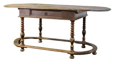 Provincial oval Baroque table, - Rustikální nábytek