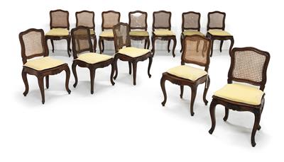 Set of 12 chairs, - Rustic Furniture