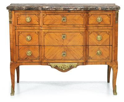 A French transitional-style chest of drawers, - Property from Aristocratic Estates and Important Provenance