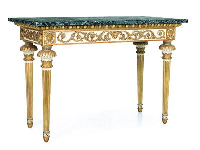 A Neo-Classical console table, - Di provenienza aristocratica