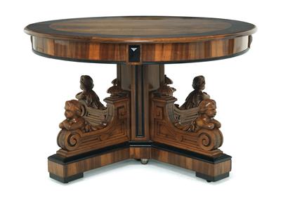 Imposing Historicist extending table, - Nábytek