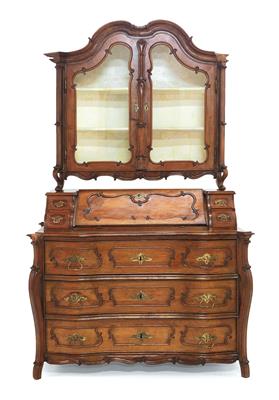 Rare Rococo bureau cabinet, - Furniture and Decorative Art