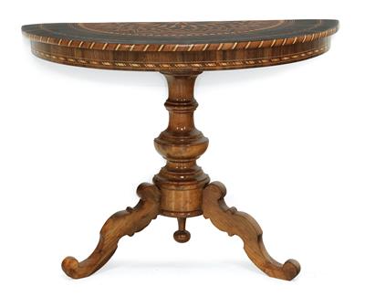 Demi-lune console table, - Furniture and Decorative Art