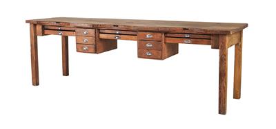 Work table for 3 goldsmiths, - Mobili rustici
