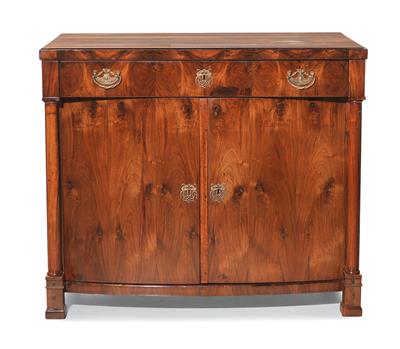 Biedermeier trumeau cabinet, - Nábytek