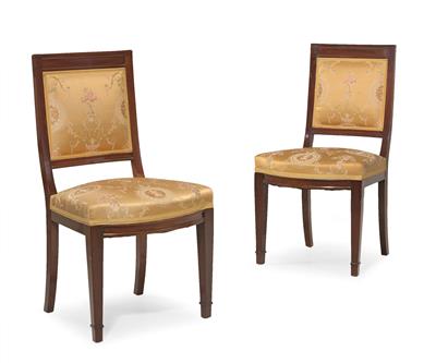 Pair of Neo-Classical chairs, - Furniture and Decorative Art