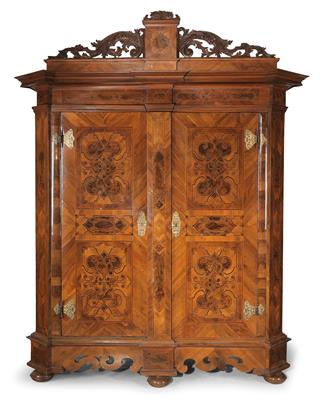 Baroque hall cupboard, - Furniture and Decorative Art