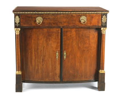 Biedermeier pier cabinet, - Nábytek