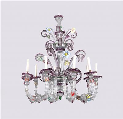 Large Murano chandelier, - Nábytek