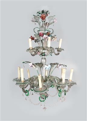 Large Murano chandelier, - Furniture and Decorative Art