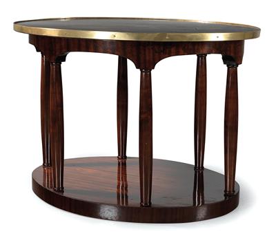 Oval Art Nouveau table, - Furniture and Decorative Art