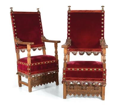 Pair of armchairs, - Nábytek