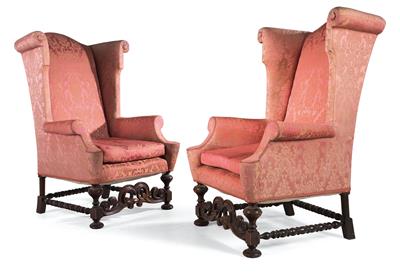 Pair of fauteuils, - Nábytek