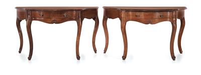 Pair of large console tables, - Furniture and Decorative Art