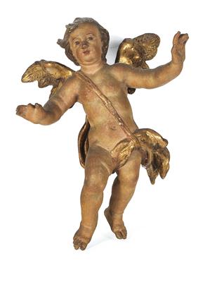 A small Biedermeier angel, - Majetek aristokratického původu a předměty důležitých proveniencí