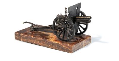 A model of an Austro-Hungarian howitzer, - Di provenienza aristocratica