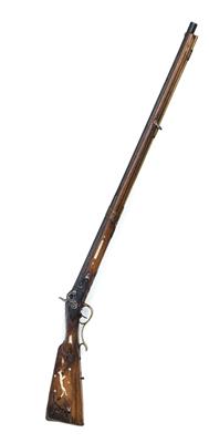 A percussion rifle, - Di provenienza aristocratica