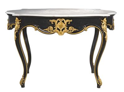 A salon table, - Majetek aristokratického původu a předměty důležitých proveniencí
