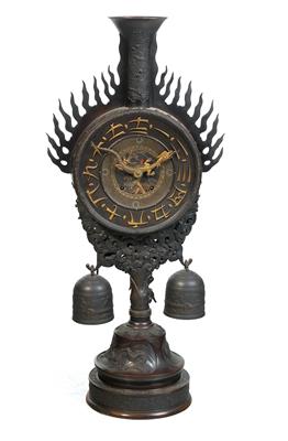 A Viennese historicist bronze clock in the Asian style - Majetek aristokratického původu a předměty důležitých proveniencí