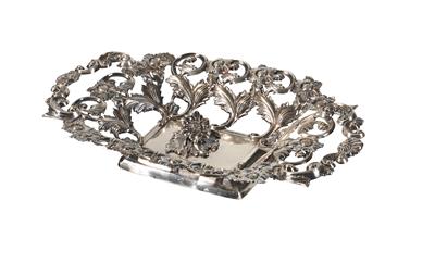 A Viennese silver basket from 1844, - Majetek aristokratického původu a předměty důležitých proveniencí