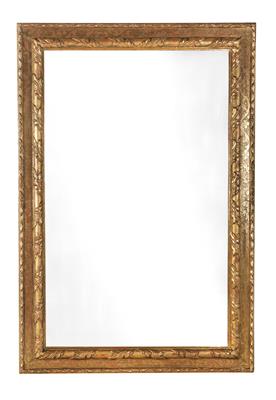 A large wall mirror, - Nábytek