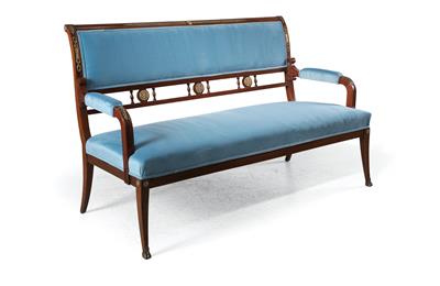 A Neo-Classical settee, - Furniture and Decorative Art