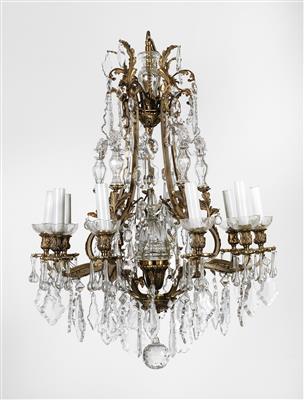 A decorative salon chandelier, - Furniture and Decorative Art