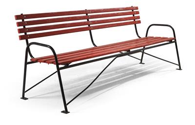 A large garden bench, - Mobili e arti decorative