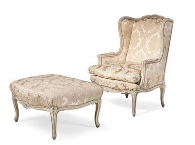 A wing-back chair - Furniture and Decorative Art