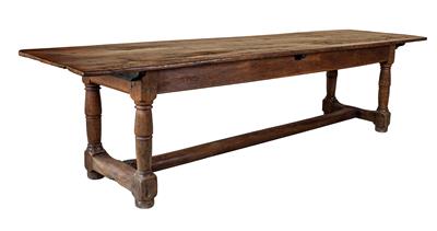 A Large Rectangular Table, - Rustic Furniture