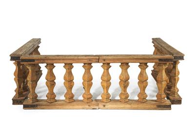 Two Balustrade Elements of Equal Size, - Mobili rustici