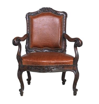 A Baroque Armchair, - Mobili e arti decorative