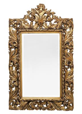 A Large Wall Mirror, - Mobili e arti decorative