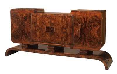 A Large Art Deco Sideboard, - Furniture and Decorative Art