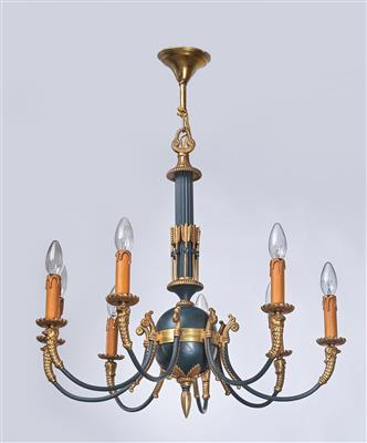 A Metal Chandelier - Furniture and Decorative Art