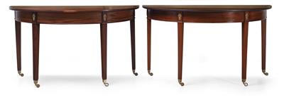 A Pair of Console Tables, - Furniture and Decorative Art